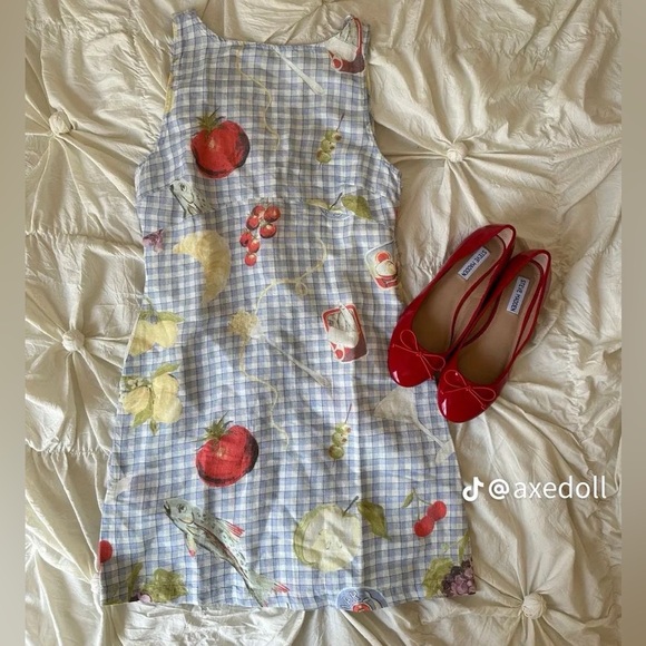 ISO urban outfitters gingham fruit sardine charlotte shift dress!! - Picture 3 of 3